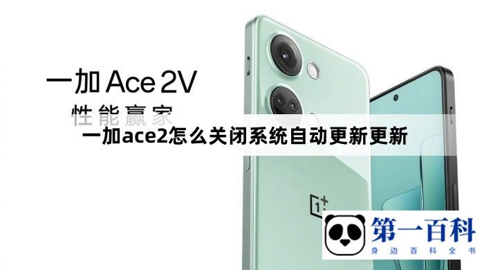 一加ace2怎么关闭系统自动更新更新