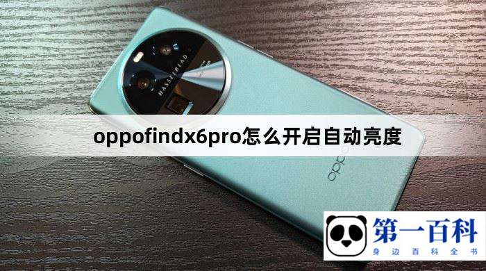 oppofindx6pro怎么开启自动亮度