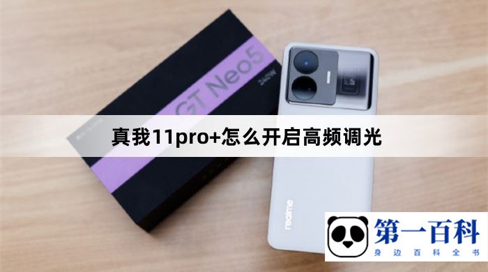 真我11pro+怎么开启高频调光