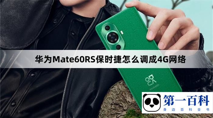 华为Mate60RS保时捷怎么调成4G网络