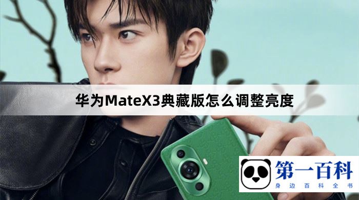 华为MateX3典藏版怎么调整亮度