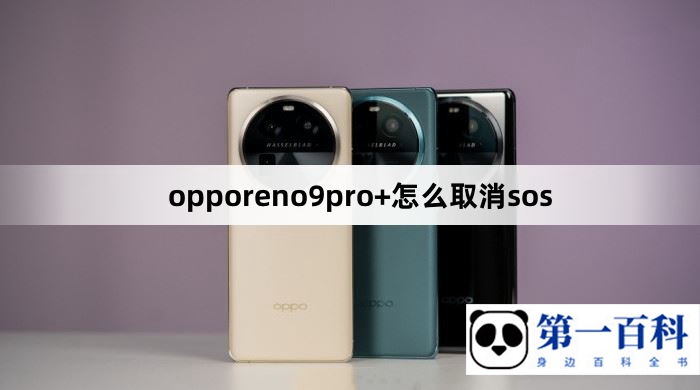 opporeno9pro+怎么取消sos