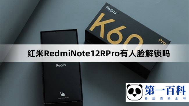 红米RedmiNote12RPro有人脸解锁吗