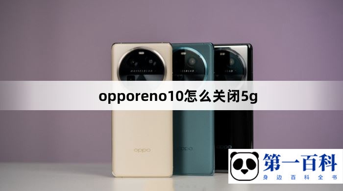opporeno10怎么关闭5g