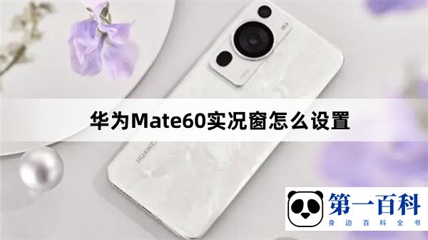 华为Mate60实况窗怎么设置