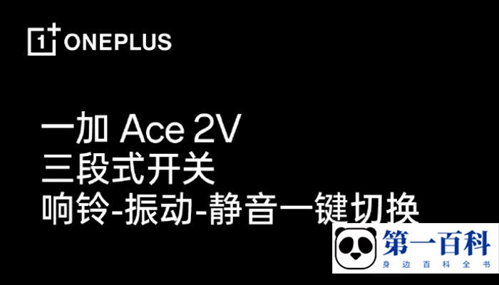 一加 Ace 2V有三段式开关吗