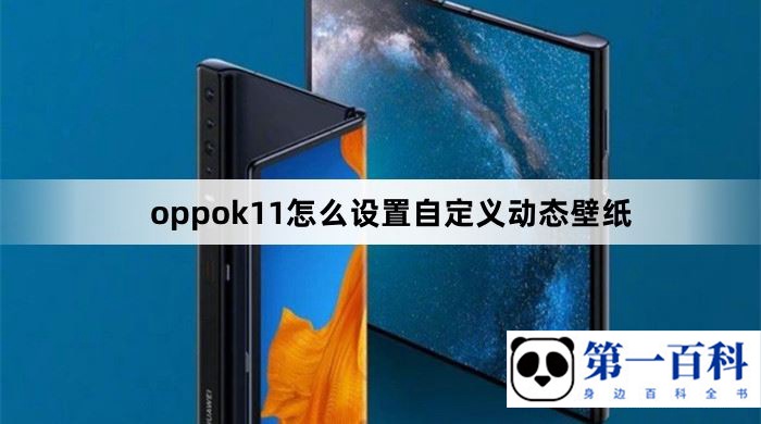 oppok11怎么设置自定义动态壁纸
