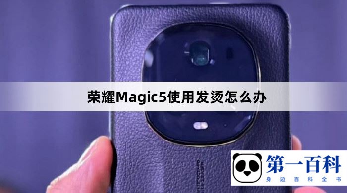 荣耀Magic5使用发烫怎么办