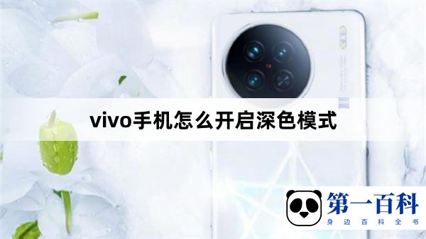 vivo手机怎么开启深色模式