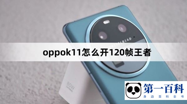 oppok11怎么开120帧王者