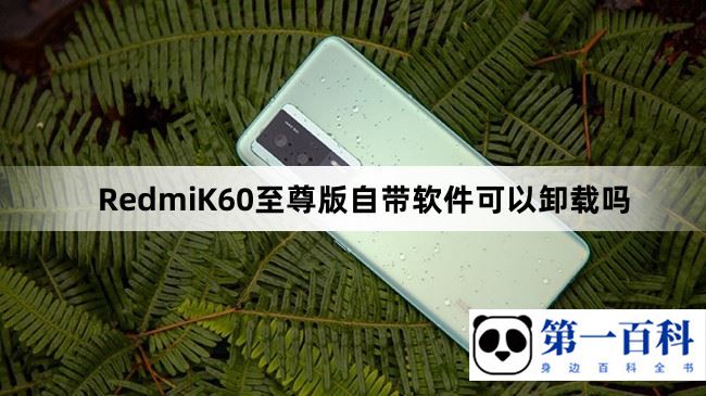 RedmiK60至尊版自带软件可以卸载吗