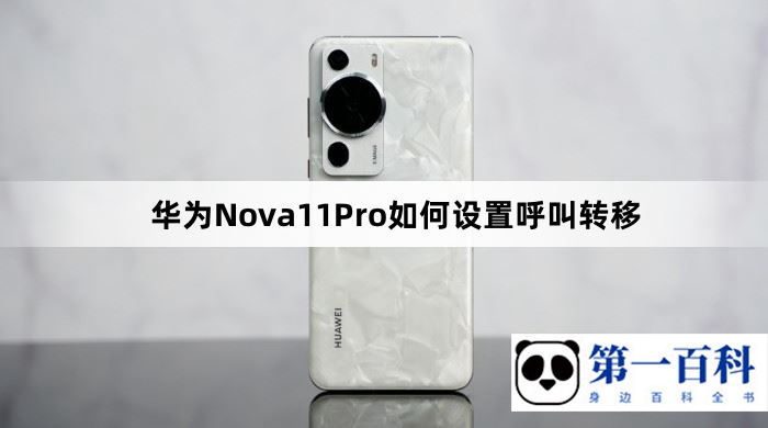 华为Nova11Pro如何设置呼叫转移