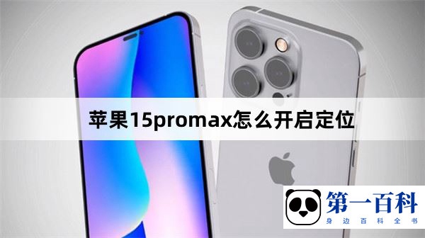 苹果15promax怎么开启定位