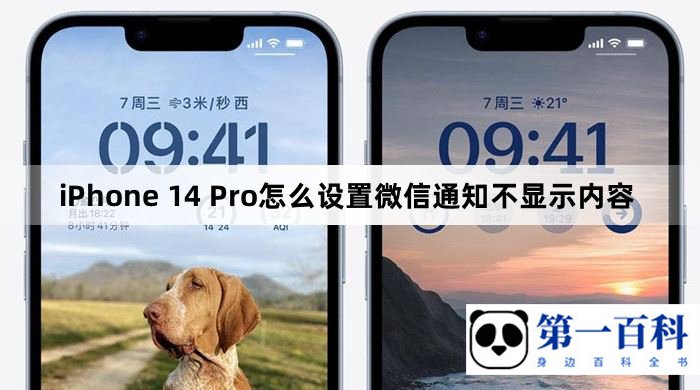 iPhone 14 Pro怎么设置微信通知不显示内容