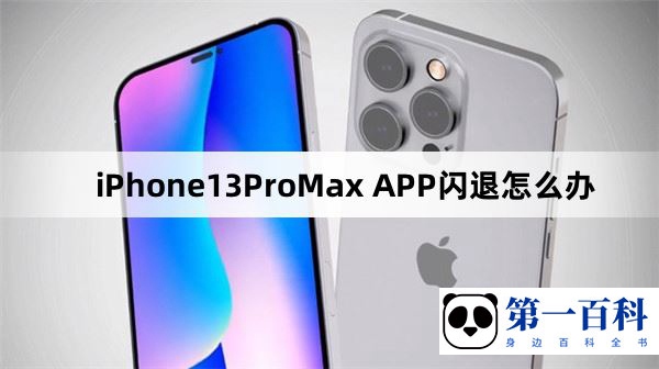 iPhone13ProMax APP闪退怎么办