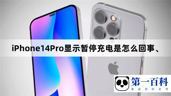 iPhone14Pro显示暂停充电是怎么回事