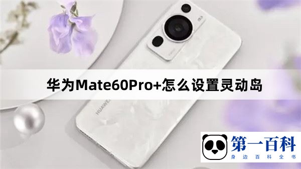 华为Mate60Pro+怎么设置灵动岛