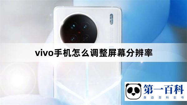 vivo手机怎么调整屏幕分辨率