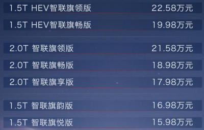 红旗h5最新款报价及图片（三种动力全新红旗h5售价15.98万起）
