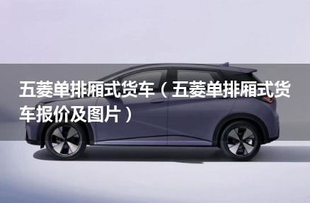 五菱单排厢式货车（五菱单排厢式货车报价及图片）