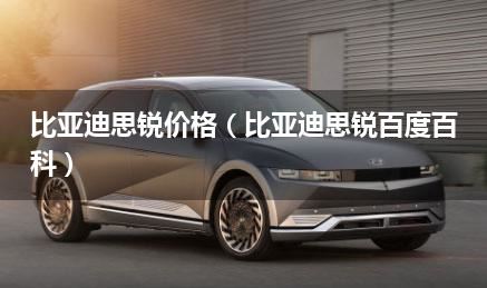 比亚迪思锐价格（比亚迪思锐百度百科）
