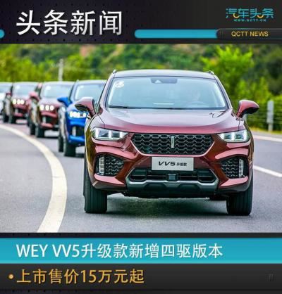 长城魏派vv5报价及图片（weyvv5推荐购买车型）