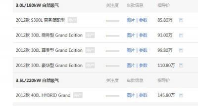 奔驰s300l新车报价 奔驰s300l的报价为85.8万（落地95.87万）