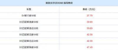 沃尔沃XC60报价及图片（新款沃尔沃XC60正式上市）