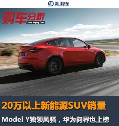 20万左右suv销量排行榜（20万以上新能源SUV销量）