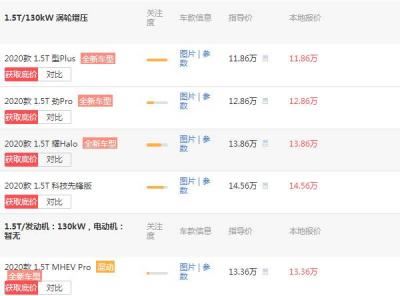 2020新车领克06价格 落地价11.86万仅需13万 