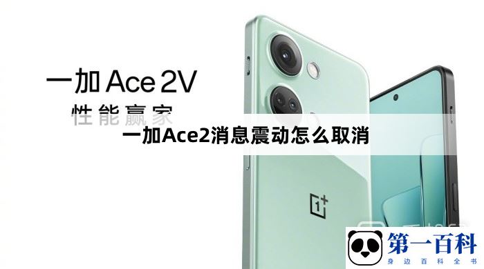 一加Ace2消息震动取消方法